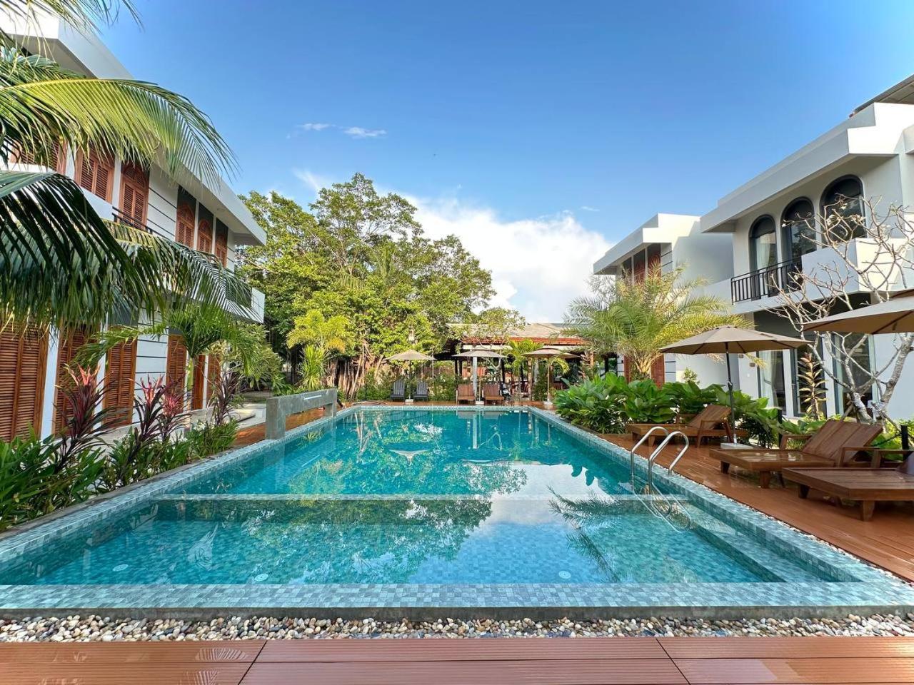 The R&B Boutique Hotell Kampot Exteriör bild