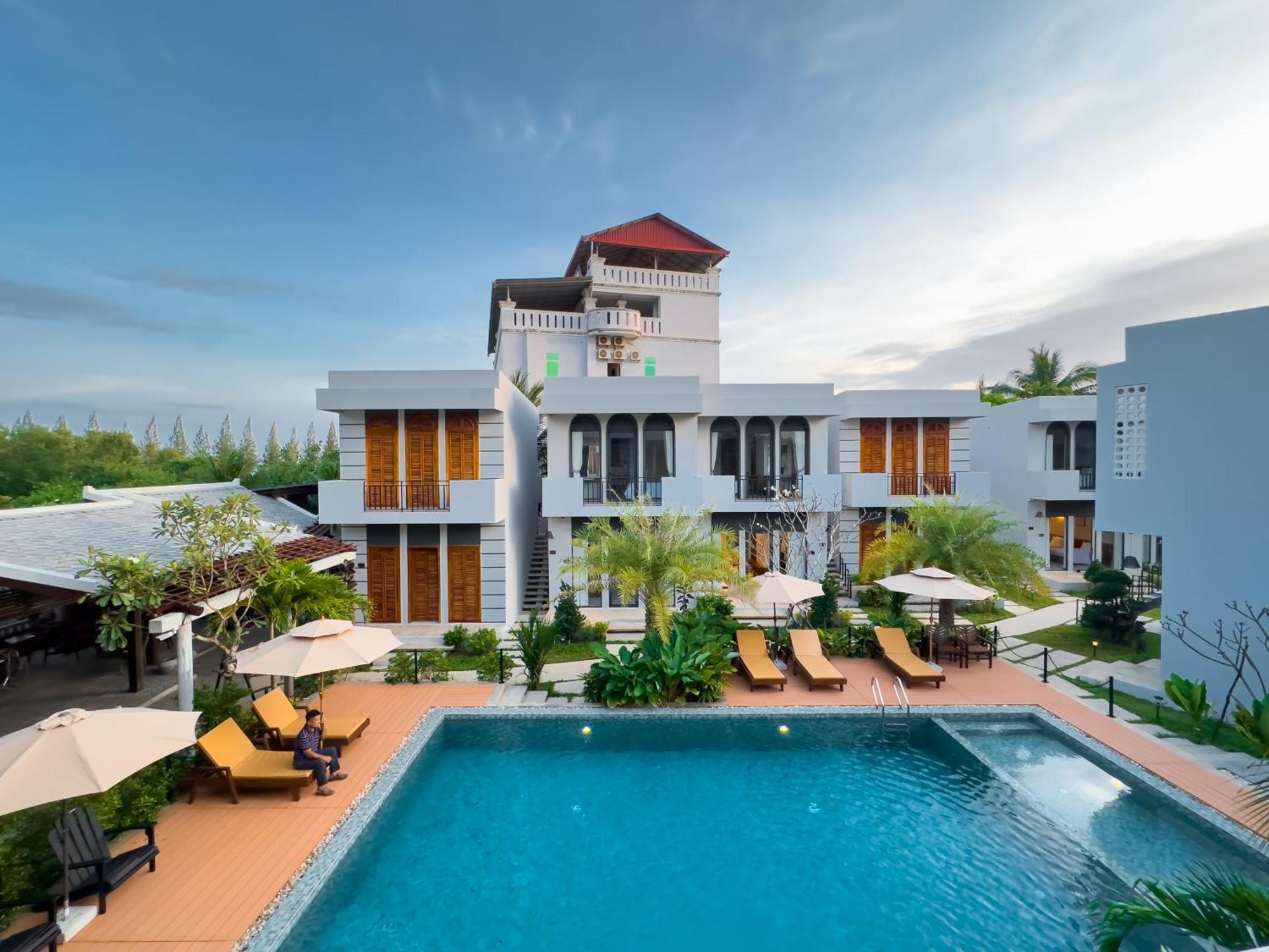 The R&B Boutique Hotell Kampot Exteriör bild