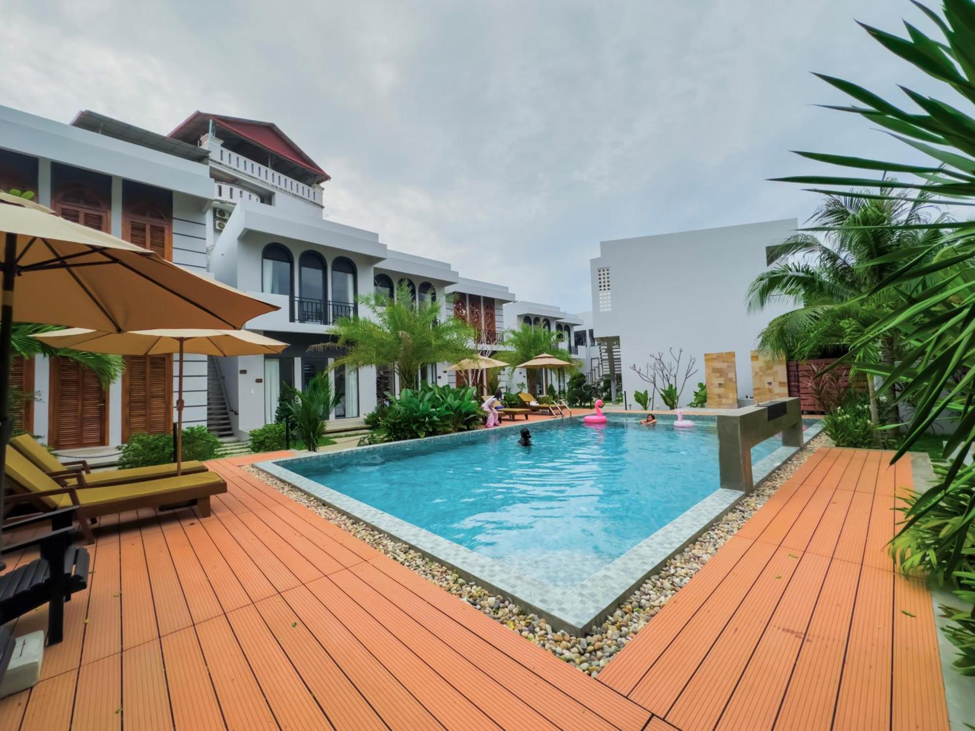 The R&B Boutique Hotell Kampot Exteriör bild